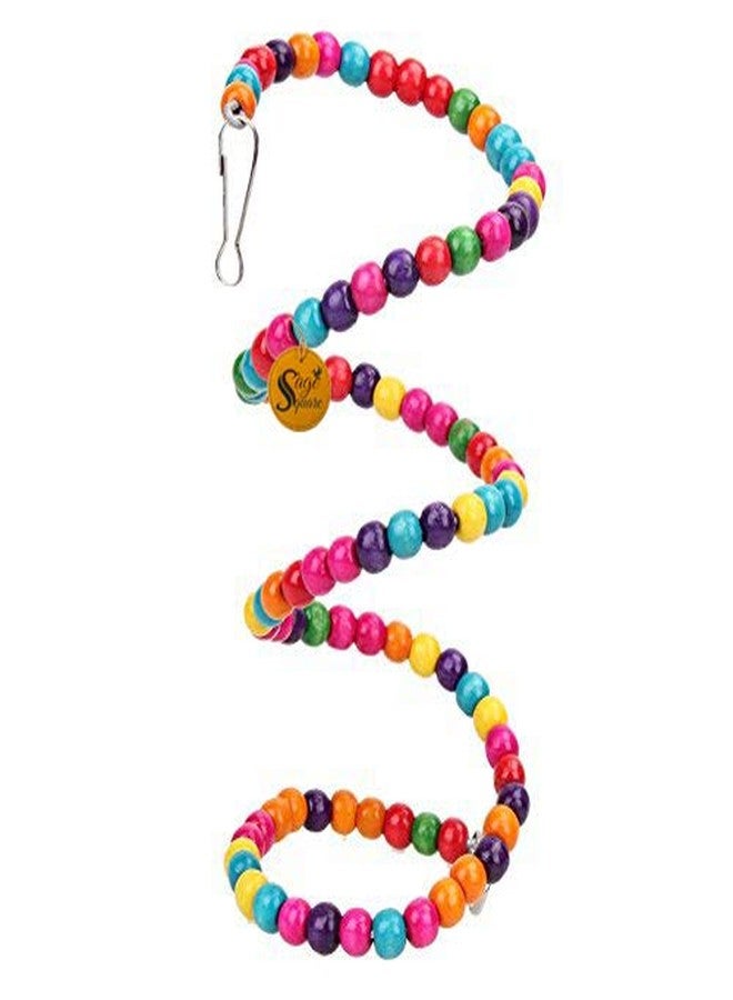Sage Square Bird Cage Toy Accessories - Spiral (65cm) - Image 1